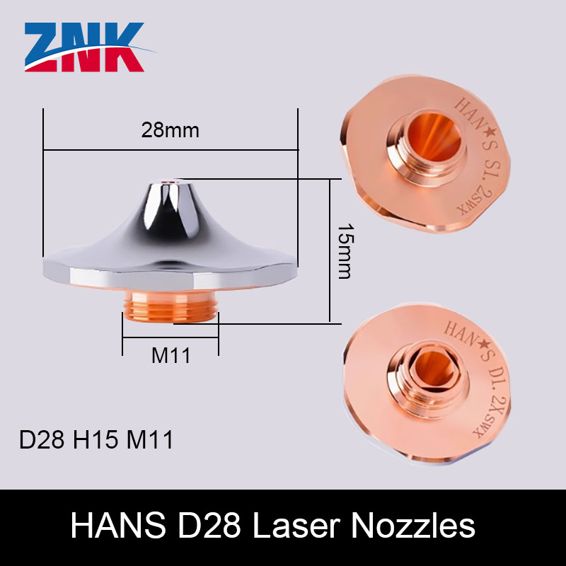 Industrial Laser Cutter - ZNK MCSB DX Laser Nozzles Dia.28mm