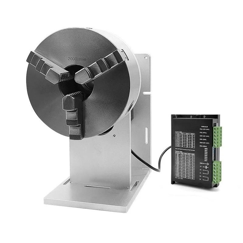 Industrial Laser Marking - Industrial Rotary Axis Fixture Accessory Compatible