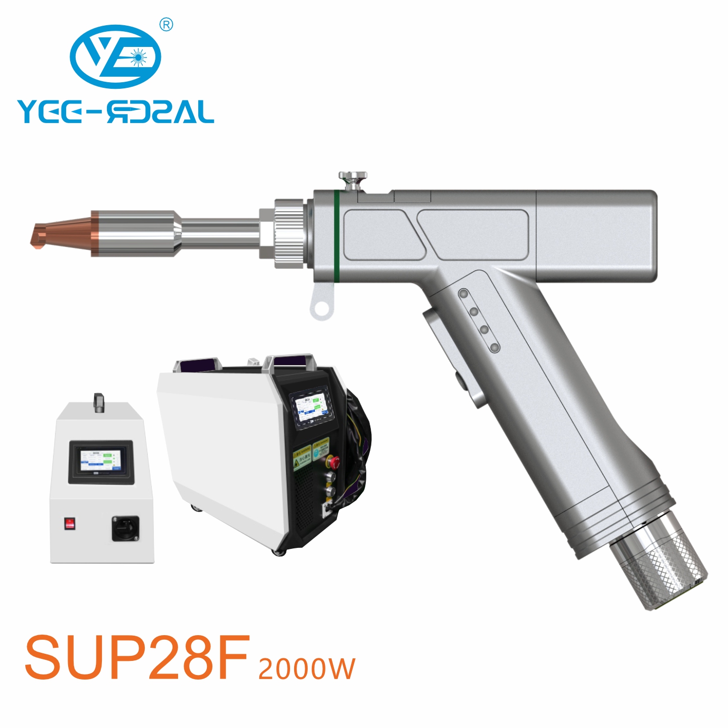 Industrial Laser Welding Gun - NEW 2000W SUP28T Handheld Laser Air