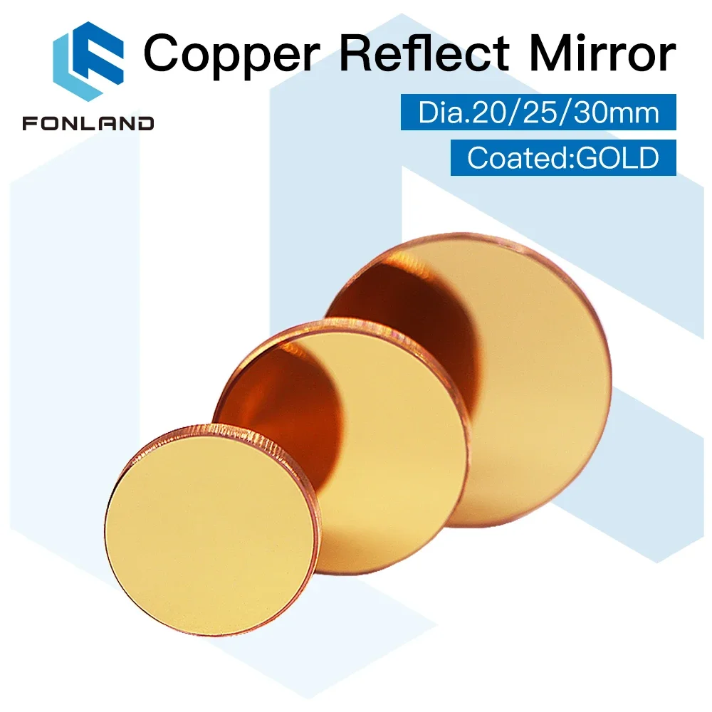 Laser Engraving Software - 3pcs Fonland Copper Reflect Mirror Diameter