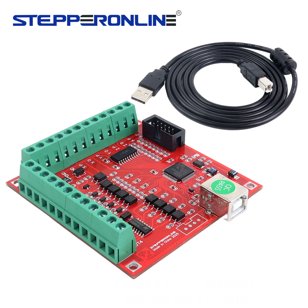 Breakout Board Mach3 - 4-Axis USB CNC Breakout Board Controller