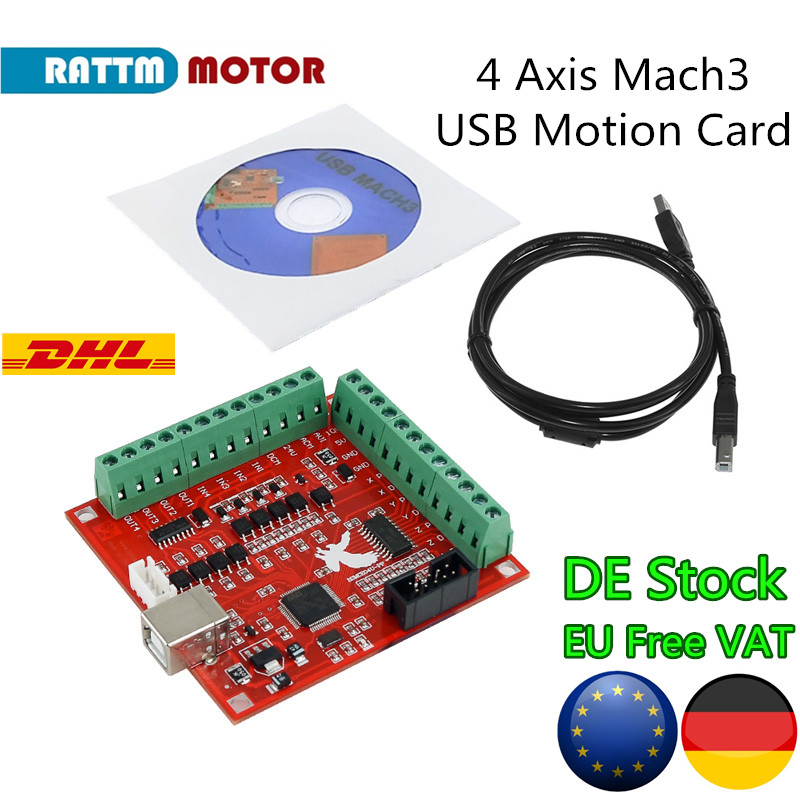 Breakout Board Mach3 - [EU Free Ship] 4 Axis Mach3