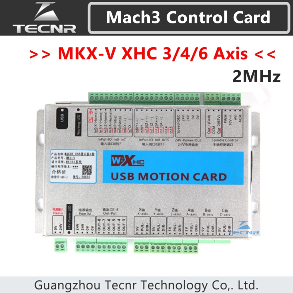 XHC Mach3 MKX-V 3 4 6 axis USB - Breakout Board Mach3 review and price