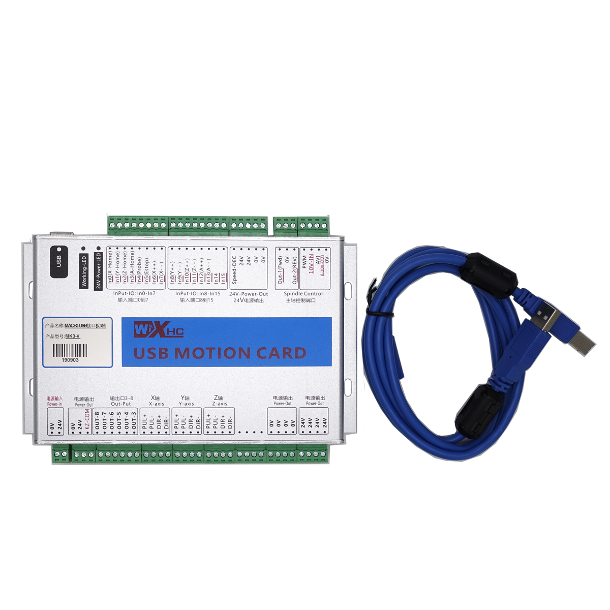 XHC Mach3 MKX-V 3 4 6 axis USB - Breakout Board Mach3 review and price