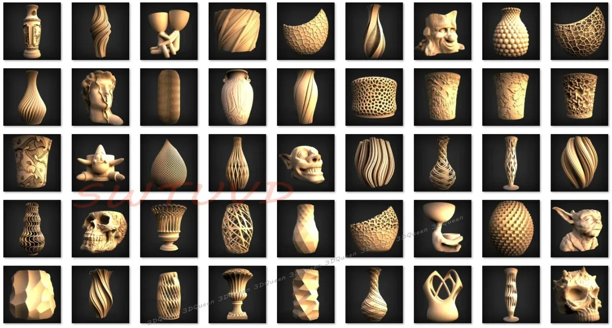 440+ Planter POT Vase STL File - Laser Engraving Software review and price