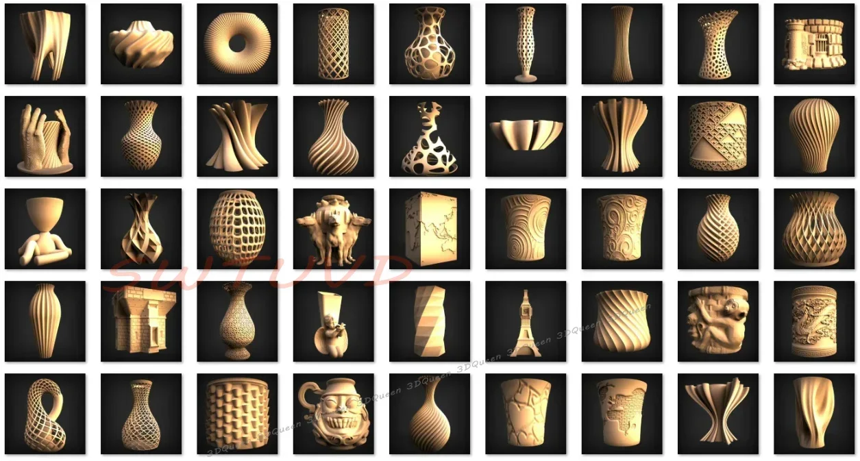 440+ Planter POT Vase STL File - Laser Engraving Software review and price