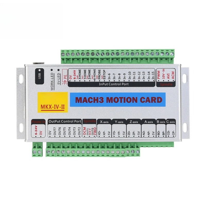 MK4-IV 4-Axis USB Motion Card  - Breakout Board Mach3 review and price
