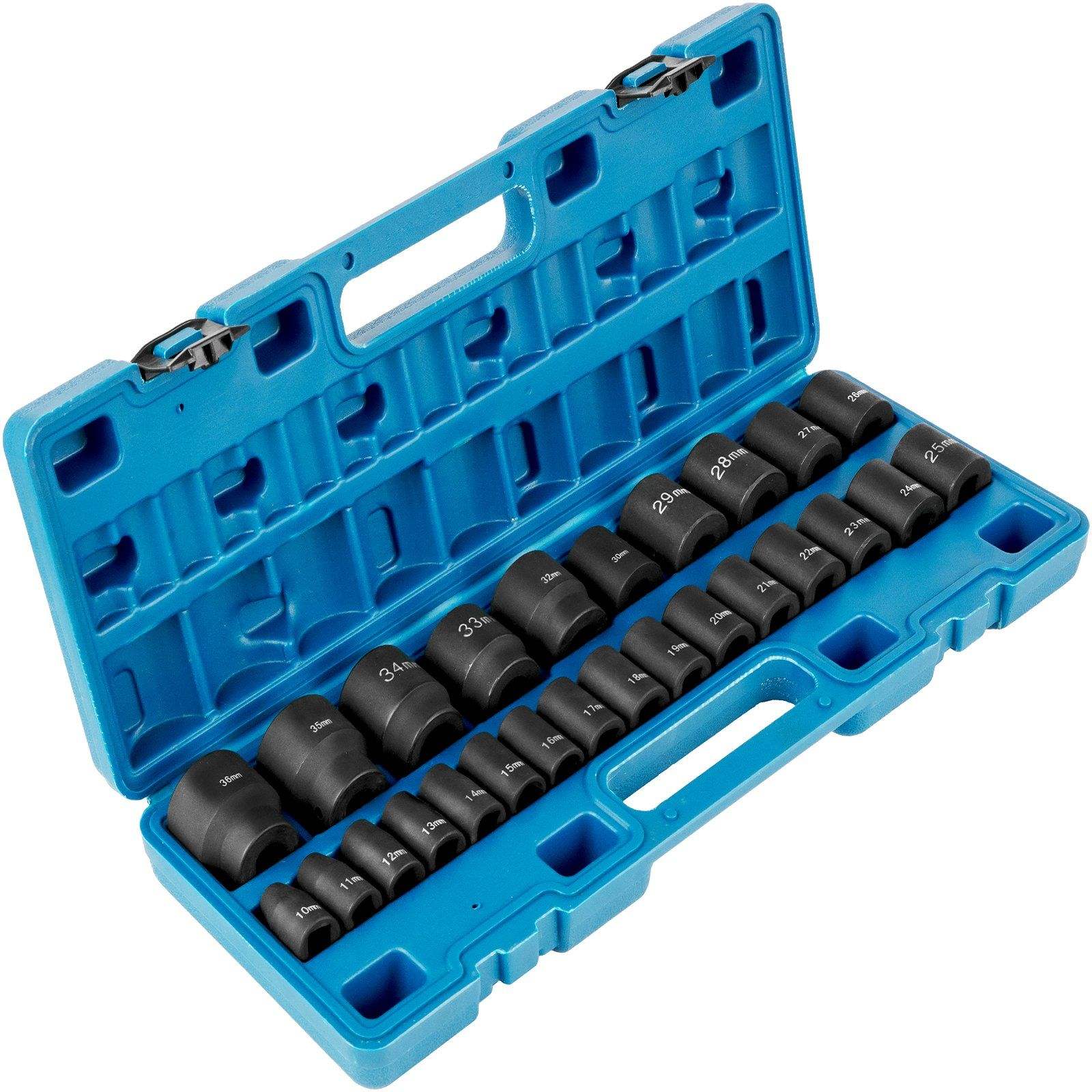 Metric Impact Socket Set, CR-V - Industrial Laser Etching review and price
