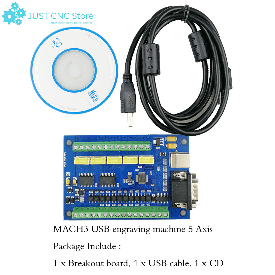 MACH3 USB CNC Driver breakout  - Breakout Board Mach3 review and price